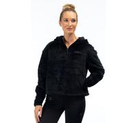 Klim Cascade 1/4 Zip Crop, felpa con cappuccio donna XL female Nero