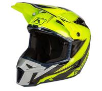 KLIM KLIM - Casco F3 Carbon Lightning Hi-Vi XXL