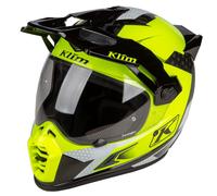 KLIM - CASCO MOTO ADVENTURE KRIOS PRO CARBONIO/GIALLO FLUO