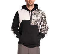 Klim Cliff Hanger Camo, felpa con cappuccio XL male Nero/Bianco/Grigio
