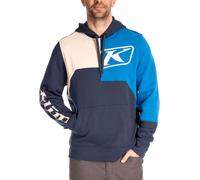 Klim Cliff Hanger, felpa con cappuccio M male Blu Scuro/Blu/Beige