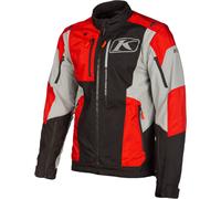 Klim Dakar, giacca in tessuto S male Nero/Grigio Chiaro/Rosso