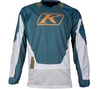 Klim Dakar, maglia XXL male Grigio Chiaro/Petrolio