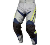 Klim Dakar, pantaloni in tessuto 38 male Grigio/Blu Scuro/Nero/Giallo Fluo