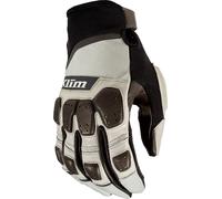 Klim Dakar Pro, guanti 3XL male Grigio Chiaro/Marrone Scuro/Nero