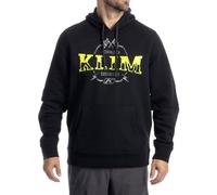Klim Dirt Rider, felpa con cappuccio XXL male Nero/Giallo