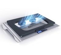 KLIM Everest Base Raffreddamento PC Portatile - Nuova - Guarnizione in Foam per Massime Prestazioni - Supporto PC Portatile con Ventola Turbo (4300 RPM) - Evita Il Surriscaldamento - da 15 a 17"