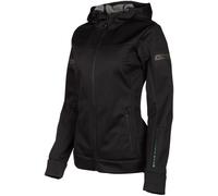 Klim Evolution Felpa con cappuccio con zip delle ragazze giovanili, nero, Taglia YL