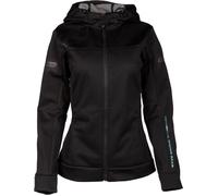 Klim Evolution Hoodie, giacca tessile donna XL female Nero/Petrolio