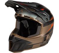 Klim F3 Carbon Pro Casco Motocross, nero-marrone, taglia S per maschi