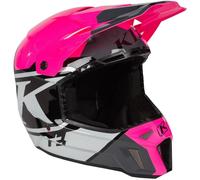 Klim F3 Disarray Casco motocross, rosa/grigio, Taglia XXL (62/63)