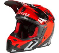 Klim F5 AMP Casco da motocross, nero/rosso, Taglia M (56/57)