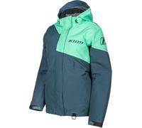 Klim Fuse Giacca da motoslitta da donna, verde-blu, taglia S per donne