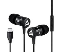 KLIM Fusion Type-C Auricolari USB-C con Microfono Hi-Fi, Memory Foam