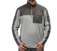 Klim Glacier 1/4 Zip, pullover funzionale 3XL male Grigio Chiaro/Grigio Scuro