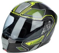 Klim GT1 Expedition Casco in carbonio, nero-giallo, taglia XL per maschi