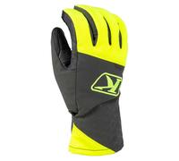 Klim PowerXross Guanti per motoslitte, grigio-giallo, taglia S per maschi