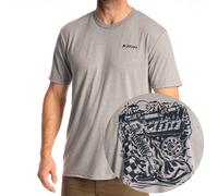 Klim Guts N Glory, maglietta L male Grigio Chiaro/Blu Scuro