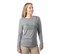 Klim Haven, t-shirt donna a maniche lunghe S female Grigio