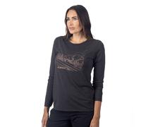 Klim Haven, t-shirt donna a maniche lunghe S female Nero