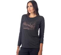Klim Haven Tri-Blend Camicia a maniche lunghe da donna, nero, taglia S per donne