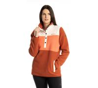 Klim High Pile Mountain, pullover donna XL female Arancione Scuro/Arancione/Beige