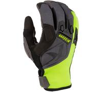 Klim Impact Guanti da motocross, nero-giallo, taglia S per maschi