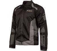 Klim Induction Giacca tessile moto, nero-grigio, taglia S per maschi