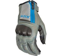 Klim Induction, guanti 3XL male Grigio Chiaro/Blu Fluo