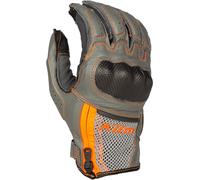 Klim Induction 2023 Guanti da moto, grigio-arancione, taglia S