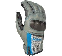 Klim Induction Guanti da moto, grigio/blu, Taglia S