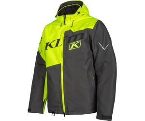 Klim Instinct 2022 Giacca per motoslitta, nero-grigio-giallo, taglia L per maschi