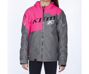 Klim Instinct Giacca da motoslitta giovanile, grigio-rosa, taglia L