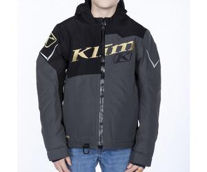 Klim Instinct Giacca da motoslitta giovanile, nero/antracite/oro, Taglia YXL