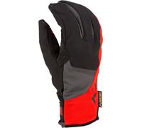 Klim Inversion Gore-Tex Guanti da moto, nero-rosso, taglia XL