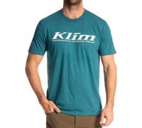 §T-Shirt KLIM K Corp Ss Turchese-Bianco§