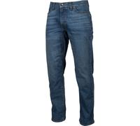 Klim K Forty 2 Straight Stretch Denim Jeans Moto, blu, taglia 30