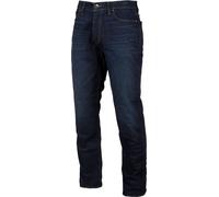 Klim K Forty 2 Straight Stretch Denim Jeans Moto, blu, taglia 36