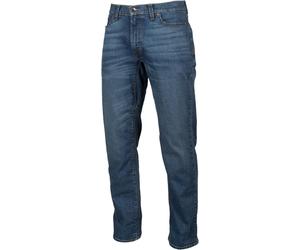 Klim K Forty 2 Straight Stretch Denim Jeans Moto, blu, Taglia 33
