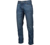 Klim K Forty 2 Straight Stretch Denim Jeans Moto, blu, taglia 30