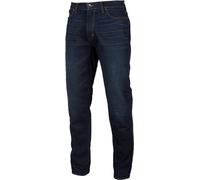 Klim K Forty 3 Tapered Stretch Denim Jeans da moto, blu scuro, Taglia Long 34