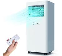 KLIM K9000 | Condizionatore Deumidificatore Portatile con Tubo + 3-in-1 + NUOVO + Deumidificatore Integrato, Ventilatore e Modalità Raffreddamento + Telecomando + 9000 BTU + GARANZIA 5 ANNI