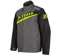 Klim Kaos Giacca per motoslitta, grigio/nero/giallo, Taglia XL