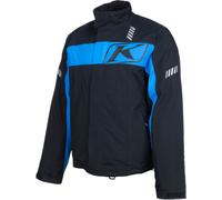 Klim Keweenaw 2025 giacca impermeabile per motoslitta, nero/blu, Taglia XL