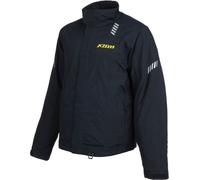 Klim Keweenaw 2025 giacca impermeabile per motoslitta, nero/giallo, Taglia M