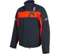 Klim Keweenaw 2025 giacca impermeabile per motoslitta, nero-rosso, taglia XL per maschi