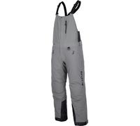 Klim Keweenaw 2025 pantaloni con bretelle impermeabili per motoslitte, nero-grigio, taglia M per maschi