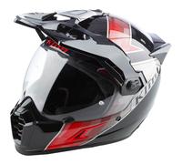 Klim Krios Pro ECE/DOT Spectrum, casco avventura 3XL female Nero/Argento/Rosso