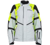 Klim Altitude Rogue Gore-Tex Giacca tessile da motociclista femminile, grigio-giallo, taglia M per donne