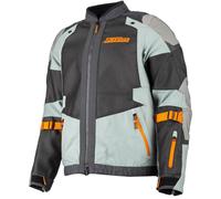 Klim Baja S4 2025 Enduro Mesh Giacca tessile da moto, grigio-verde-arancione, taglia L per maschi